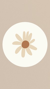 Aesthetic flower Instagram story highlight cover template illustration