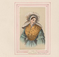 Vrouw in de klederdracht van Noord-Brabant (c. 1865 - c. 1875) by anonymous