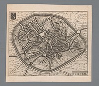 Plattegrond van Tienen (1660) by anonymous and Jacob van Meurs