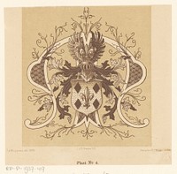 Heraldisch wapen van het geslacht Van Mansvelt (1876) by Cornelis Willem Hendrik Verster van Wulverhorst, J A Koopmans and Pieter Jacobus Mulder
