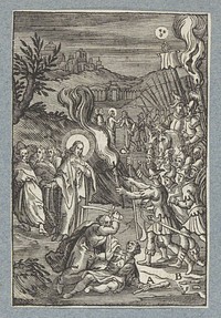 Petrus hakt het oor van Malchus af (1629) by Christoffel van Sichem II, Hieronymus Wierix, Bernardino Passeri and Pieter Jacobsz Paets