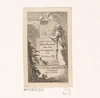 Muze van de dichtkunst (1777) by Daniel Nikolaus Chodowiecki and Daniel Nikolaus Chodowiecki