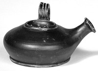 Campanian Black Guttus with Sieve Top