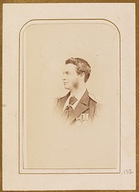 Portrait of a man in military uniform by Henry Maull and Co