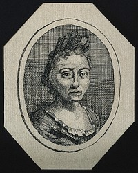 Maria Sybilla Merian. Etching after G. Gsell.