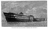 Ships used as smallpox isolation hospitals.
