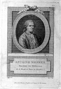 Franz Anton Mesmer. Engraving by N. Dupin after C.-L. Desrais.