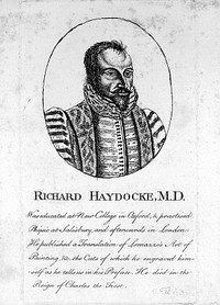 Richard Haydock. Etching by J. Thane, 1772.