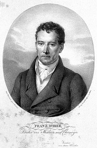 Franz de Paula Wirer, Ritter von Rettenbach. Lithograph by Kramer after L. Kupelwieser.