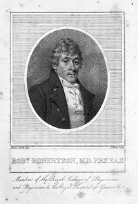 Robert Robertson. Stipple engraving by J. Heath, 180-, after Emma Smith.