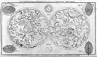 Celestial Globe, 1750, Universal Magazine