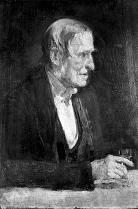 Sir James Paget Bt. (1814-1899), surgeon and pathologist. Oil painting by Solomon Joseph Solomon, ca. 1897.
