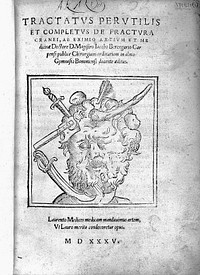Anatomia Carpi Isagoge breves perlucide ac uberime, in anatomiam humani corporis / [Jacopo Berengario da Carpi].