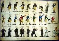 Stages in the career of an Anglican cleric. Coloured etching by F.G. Byron, 1791, after G.M. Woodward.