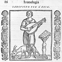 Iconologia, overo descrittione d'imagini delle virtù, vitij, affetti, passioni humane, corpi celesti, mondo e sue parti / Opera de Cesare Ripa ... Fatica necessaria ad oratori ... scultori, pittori ... per figurare con i suoi proprij simboli tutto quello, che può cadere in pensiero humano. Di nouo in quest' vltima editione corretta diligentemente, & accresciuta di sessanta e più figure poste a luoghi loro: aggionteui copiosissime tauole per solleuamento del lettore.