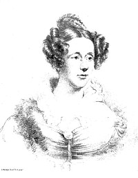 Mary Somerville [Fairfax]. Lithograph after T. Phillips.