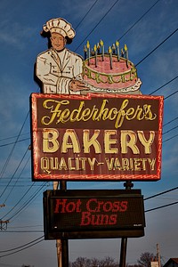                         Federhofer's Bakery was opened in 1966 in St. Louis, Missouri, a time when a significant portion of the city was still populated by descendants of a wave of German immigrants who flocked to the Mississippi River city in the late 1800s                        