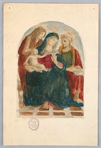 Madonna and Child by Francis Augustus Lathrop, American, 1849 - 1909