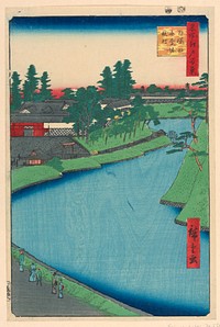 Scene of the Moat by Utagawa Hiroshige