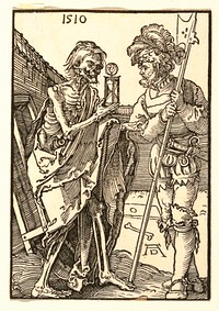 Death and the Lansquenet by Albrecht D&uuml;rer