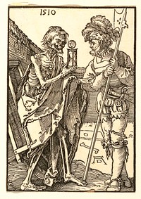 Death and the Lansquenet by Albrecht Dürer