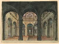 Stage Design, Palace Courtyard