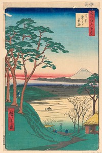 Jijigachaya Teahouse in Meguro from the Series 100 Views of Edo by Ando Hiroshige, Japanese, 1797–1858