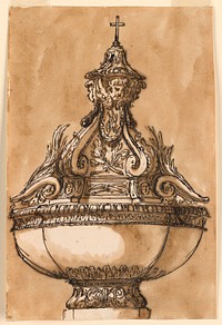 Design for Baptismal Font by Giuseppe Barberi, Italian, 1746–1809