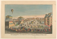 The Entrance of His Majesty Louis XVIII into Paris, 3rd May, 1814 by Richard Holmes Laurie