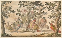 Design for a Tapestry or a Painted Wall Hanging by Daniel Marot