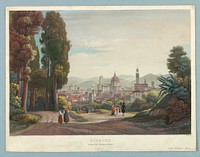 Firenze, Veduta dal Giardino Bobol, Johannes Ruff