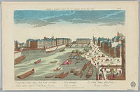 Peep-show, Vue d'optique Representat le Pont Marie et le Pont Rouge a Paris, No. 66