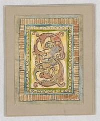 Design for stained glass by Alice Cordelia Morse, American, 1863–1961