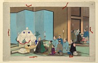 One of Sixteen Scenes of the Death and Burial of a Man
