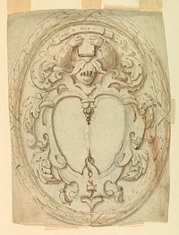 Design, Variation of the Sculptured Coat of Arms seen in 1938-88-8222