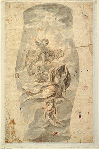 Ceiling Design with Apollo, Domenico Antonio Vaccaro