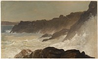 Maine Surf by Frederic Edwin Church, American, 1826–1900