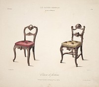 "Chaises de fantaisie," no. 8, in Le Garde-Meuble (The Storehouse)