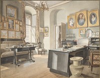 A Study Interior at St. Polten by Matthäus Kern