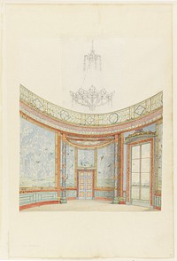 Design for the Decoration of the Saloon, Royal Pavillion, Brighton by Frederick Crace