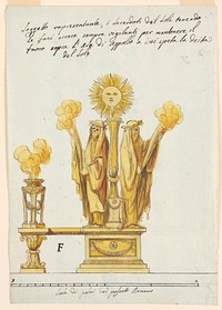 Design for an Andiron by Luigi Righetti