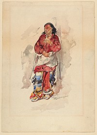 Cheyenne Youth by Walter Shirlaw, American, b. Scotland, 1838–1909