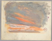Study of clouds, Rome, Italy by Francis Augustus Lathrop, American, 1849 - 1909