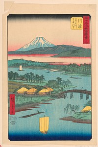 View of Mt. Fuji by Utagawa Hiroshige