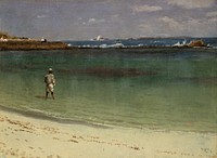 West Indies Coast Scene by Albert Bierstadt, American, b. Solingen, Germany, 1830&ndash;1902