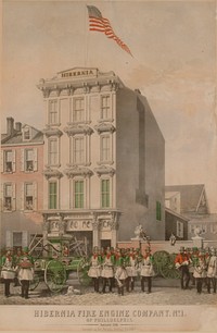 Lithograph, "Hibernia Fire Company No. 1", Green, James