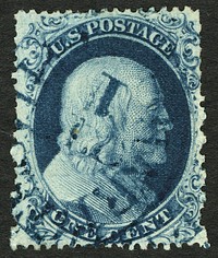 1c Franklin type III single