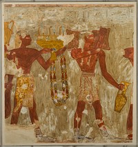 Cretans Bringing Gifts of Metal and Jewelry, Tomb of Rekhmire by Nina de Garis Davies