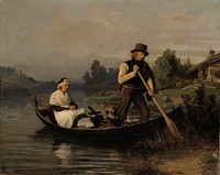 Rowing to the graveyard, 1861