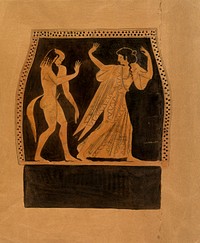 Kopio kreikkalaisesta vaasimaalauksesta
